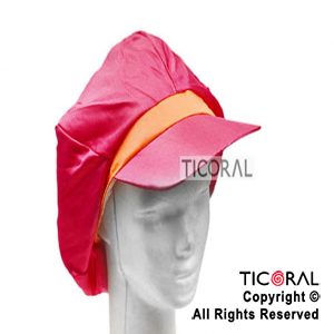 SOMBRERO BOINA FLUO CON VISERA FUCSIA Y NARANJA HS5831-4 x 1